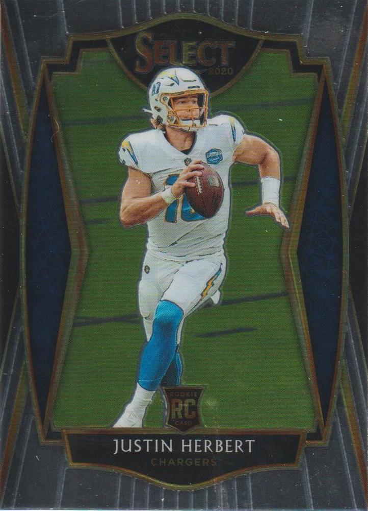 Justin Herbert #144 Los Angeles Chargers | 2020 Panini Select |  | NFL Football
