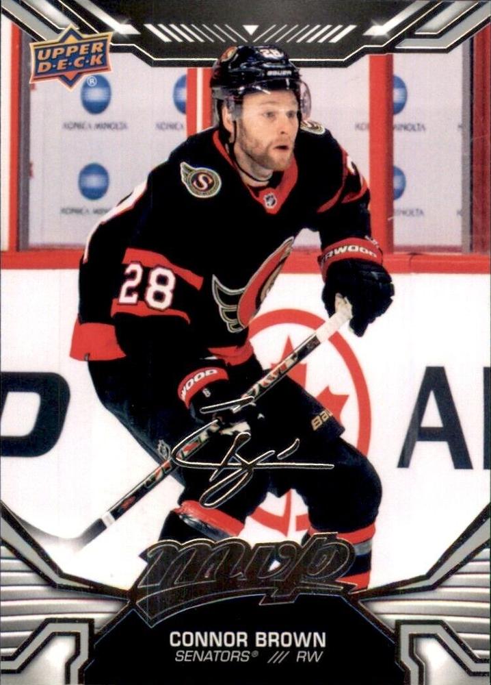 Connor Brown #144 Ottawa Senators | 2022-23 Upper Deck MVP Silver Script