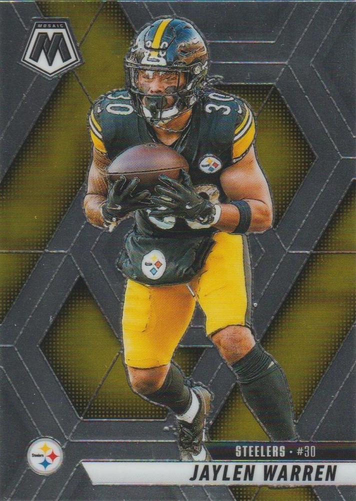Jaylen Warren #144 Pittsburgh Steelers | 2025 Panini Mosaic | NFL Football