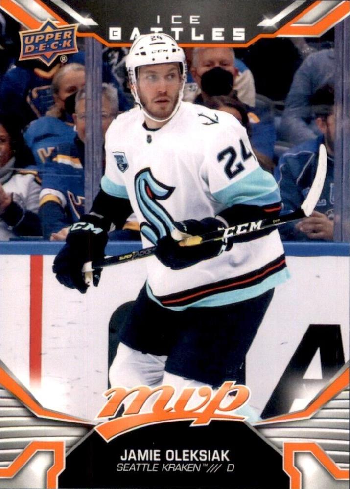 Jamie Oleksiak #145 Seattle Kraken | 2022-23 Upper Deck MVP Ice Battles
