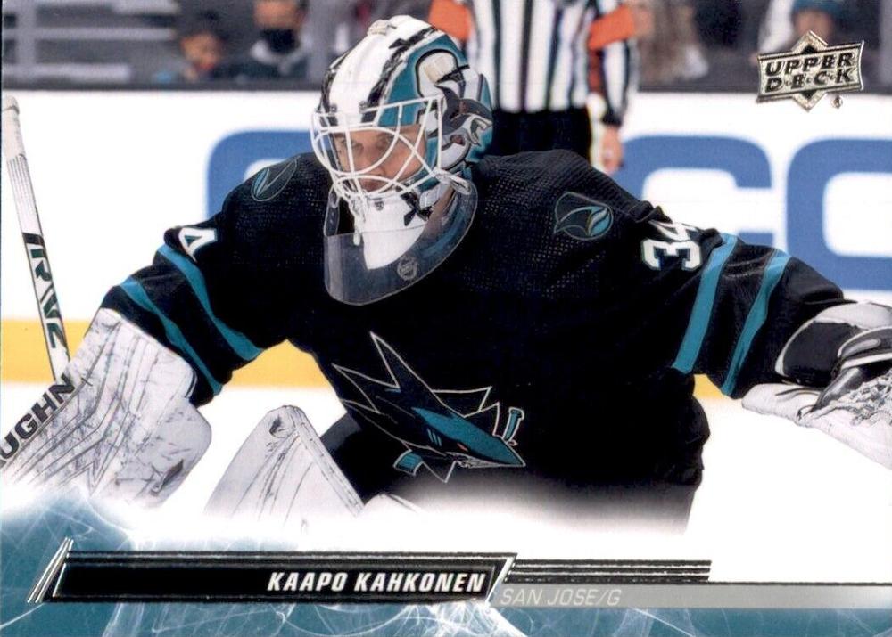 Kaapo Kahkonen #145 San Jose Sharks | 2022-23 Upper Deck