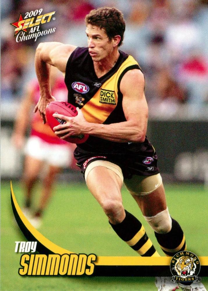 Troy Simmonds #146 Richmond Tigers | 2009 Select AFL Champions