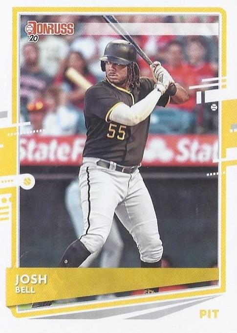Josh Bell #146 Pittsburgh Pirates ("Steel City" and old Donruss logo on back) | 2020 Donruss