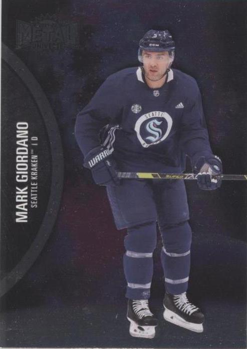 Mark Giordano #146 Seattle Kraken | 2021-22 SkyBox Metal Universe