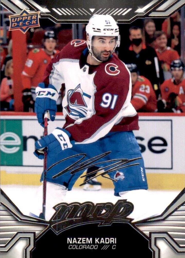 Nazem Kadri #147 Colorado Avalanche | 2022-23 Upper Deck MVP Silver Script