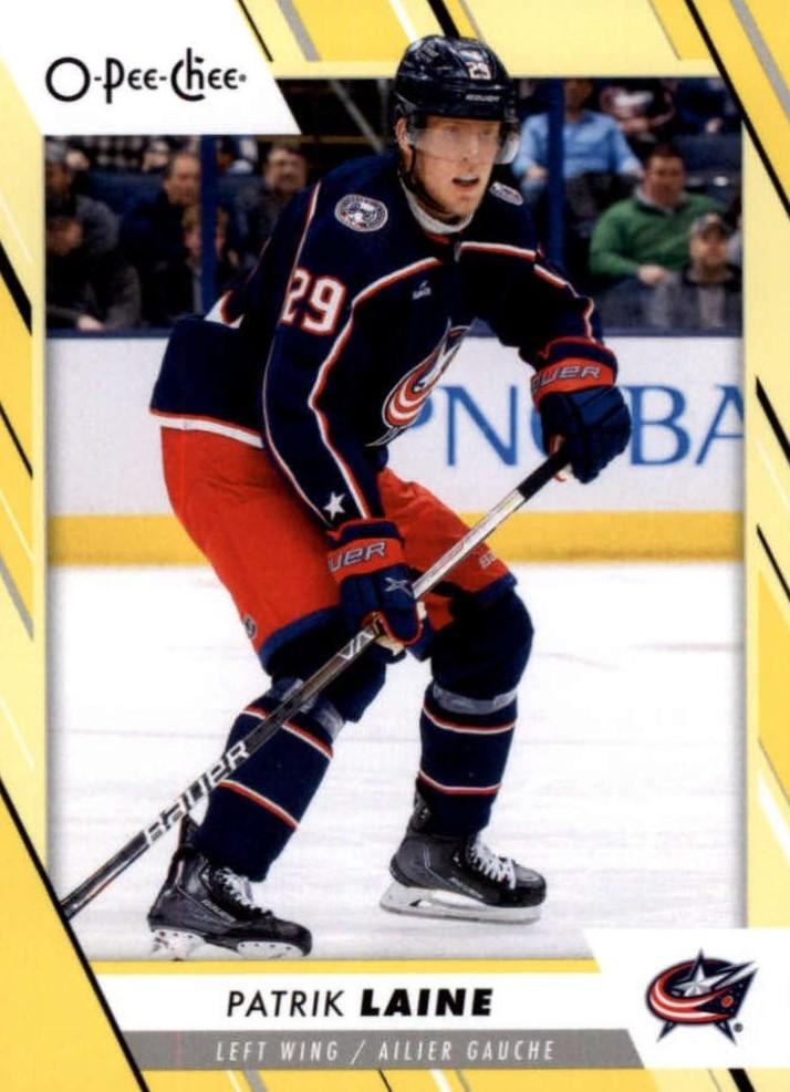 Patrik Laine #147 Columbus Blue Jackets | 2023-24 O-Pee-Chee Yellow Border