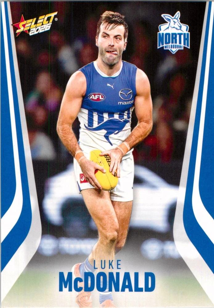 Luke McDonald #147 North Melbourne Kangaroos | 2026 Select AFL Footy Stars