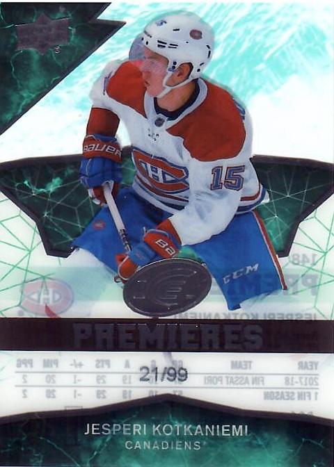 Jesperi Kotkaniemi #148 Montreal Canadiens | 2018-19 Upper Deck Ice