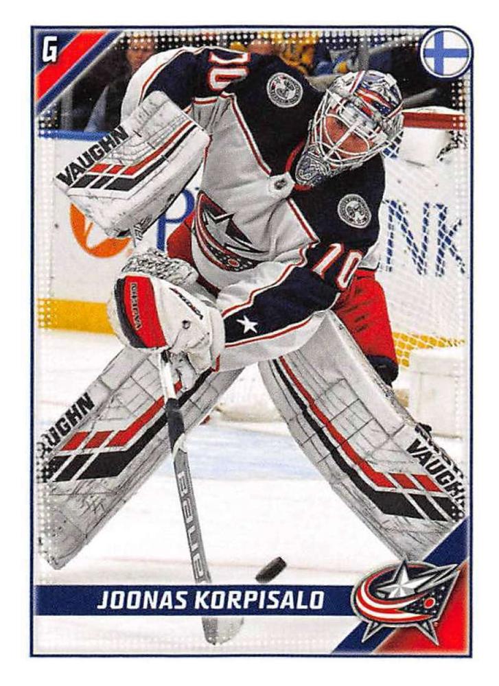 Joonas Korpisalo #148 | 2019-20 Topps NHL Sticker Collection