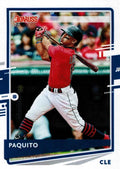Francisco Lindor #148 Cleveland Indians ("Paquito" on front, old Donruss logo on back) | 2020 Donruss