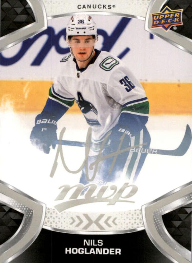 Nils Hoglander #148 Vancouver Canucks | 2021-22 Upper Deck MVP Silver Script