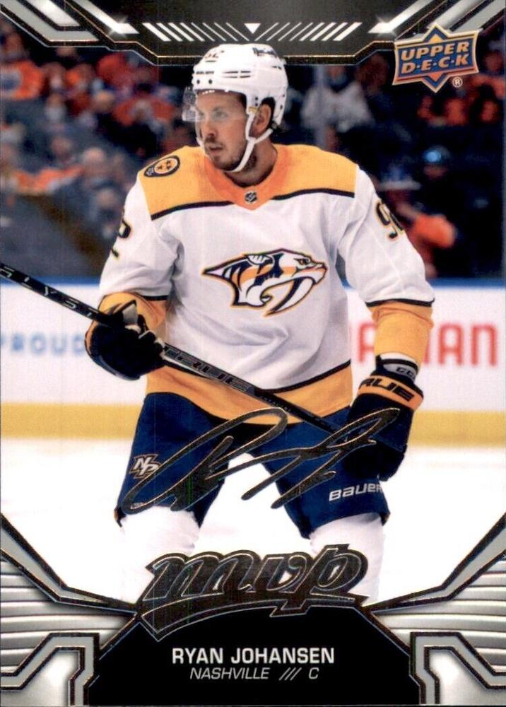 Ryan Johansen #148 Nashville Predators | 2022-23 Upper Deck MVP Silver Script