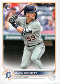 Zack Short #148 Detroit Tigers (Factory set, Large RC logo) | 2022 Topps