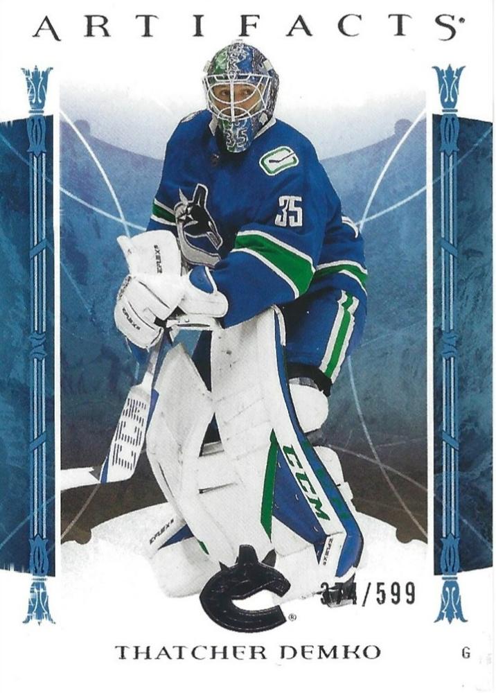 Thatcher Demko #148 Vancouver Canucks | 2022-23 Upper Deck Artifacts