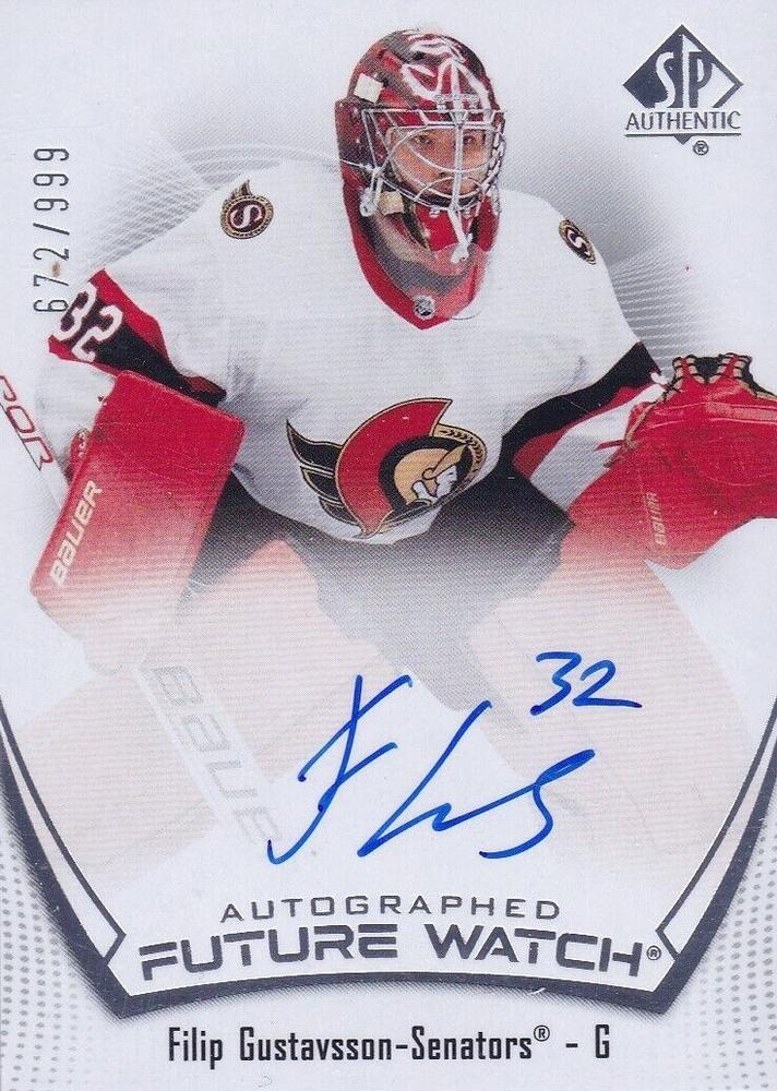 Filip Gustavsson #148 Ottawa Senators | 2021-22 SP Authentic