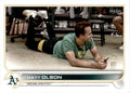 Matt Olson #149 Oakland Athletics (Lying on clubhouse floor) | 2022 Topps