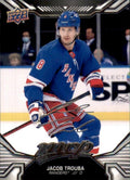 Jacob Trouba #149 New York Rangers | 2022-23 Upper Deck MVP Silver Script
