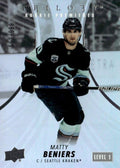 Matty Beniers #149 Seattle Kraken | 2022-23 Upper Deck Trilogy