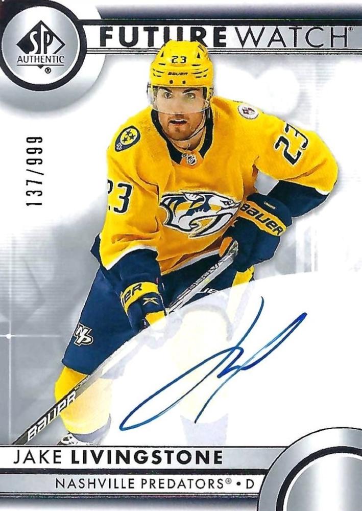 Jake Livingstone #149 Nashville Predators | 2023-24 SP Authentic