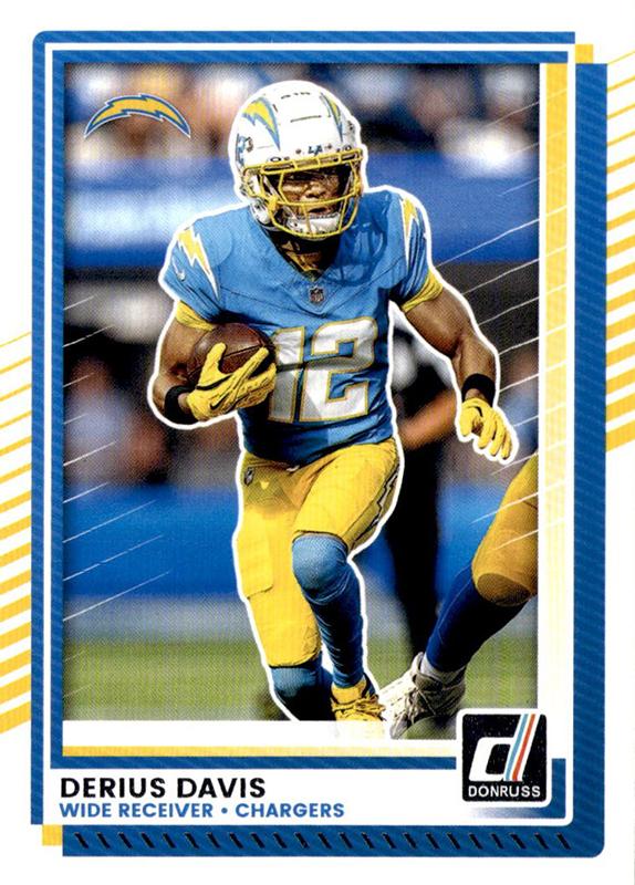 Derius Davis #149 Los Angeles Chargers | 2025 Donruss | NFL Football