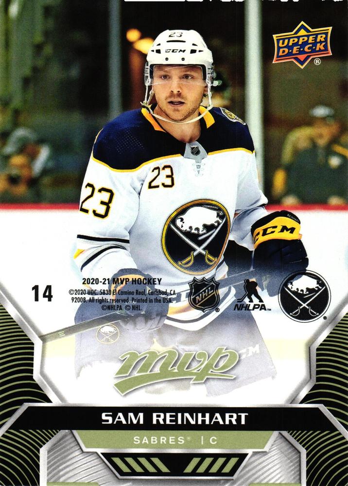 Sam Reinhart #14 Buffalo Sabres | 2020-21 Upper Deck MVP Puzzle Backs