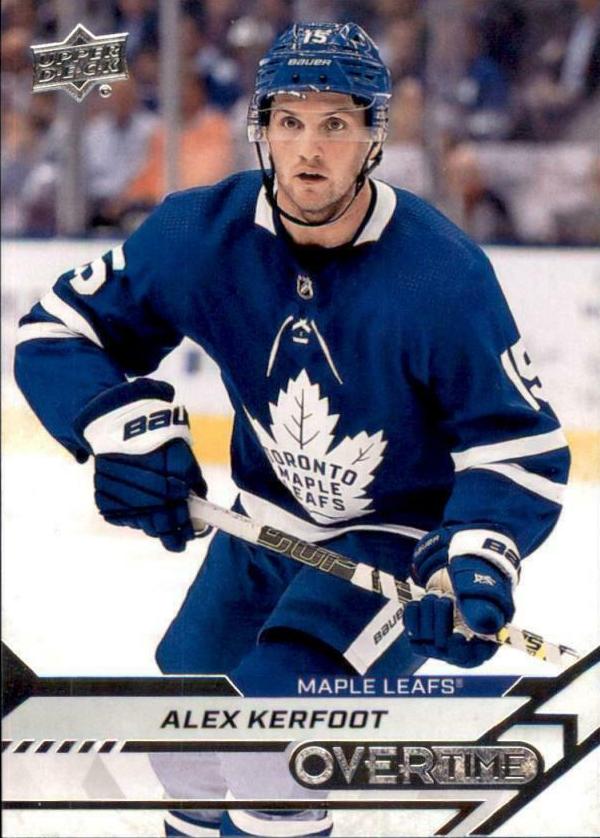 Alex Kerfoot #14 Toronto Maple Leafs | 2020-21 Upper Deck Overtime