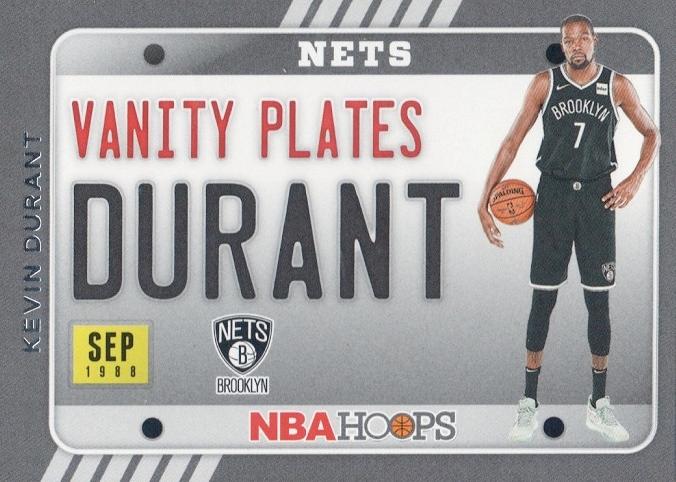 Kevin Durant #14 Brooklyn Nets | 2020-21 Hoops Vanity Plates