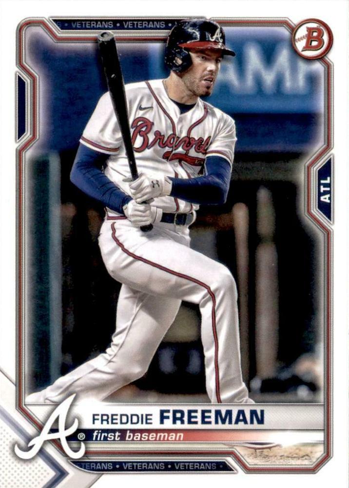 Freddie Freeman #14 Atlanta Braves | 2021 Bowman