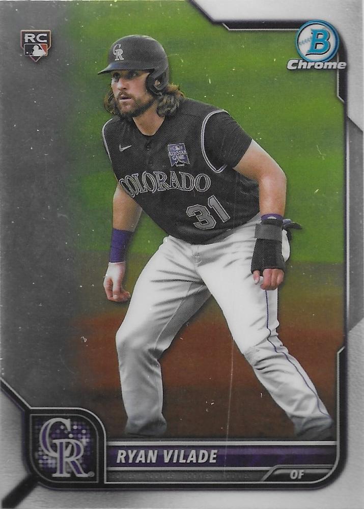 Ryan Vilade #14 Colorado Rockies | 2022 Bowman Chrome