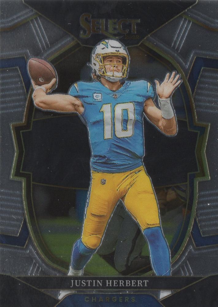 Justin Herbert #14 Los Angeles Chargers | 2022 Panini Select | NFL Football
