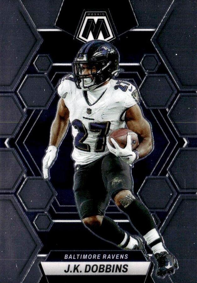 J.K. Dobbins #14 Baltimore Ravens | 2023 Panini Mosaic | NFL Football
