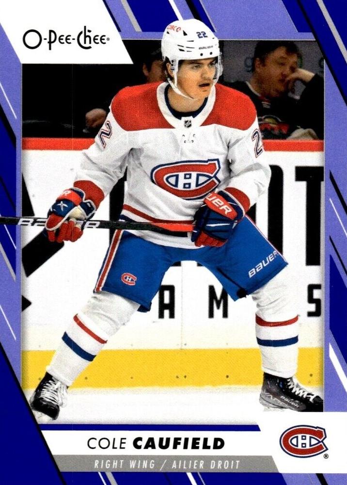 Cole Caufield #14 Montreal Canadiens | 2023-24 O-Pee-Chee Blue Border