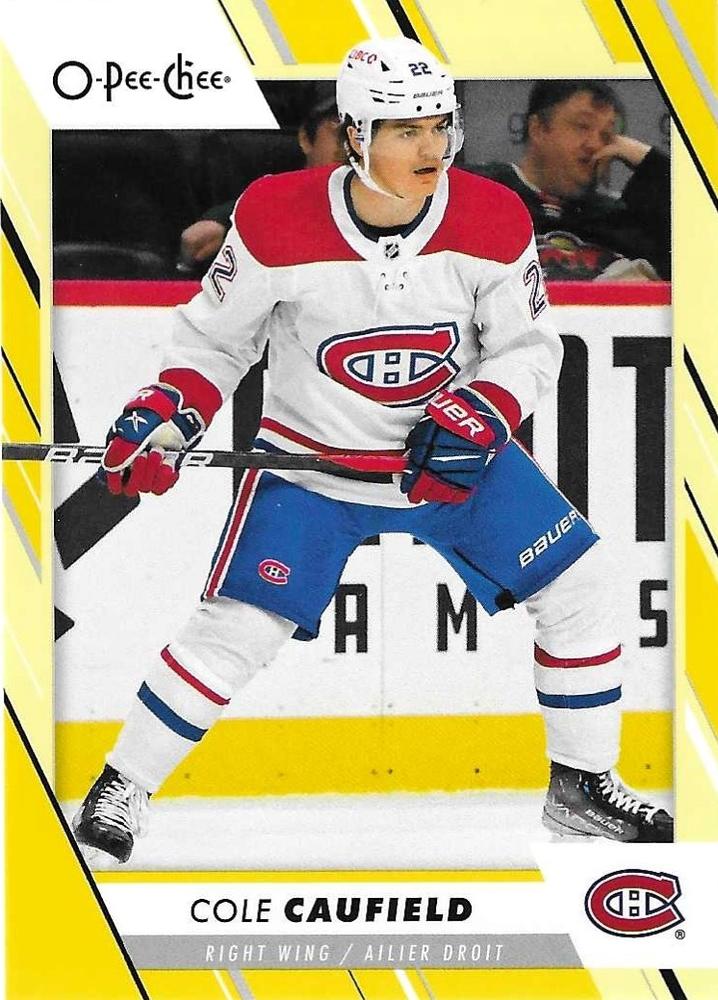 Cole Caufield #14 Montreal Canadiens | 2023-24 O-Pee-Chee Yellow Border