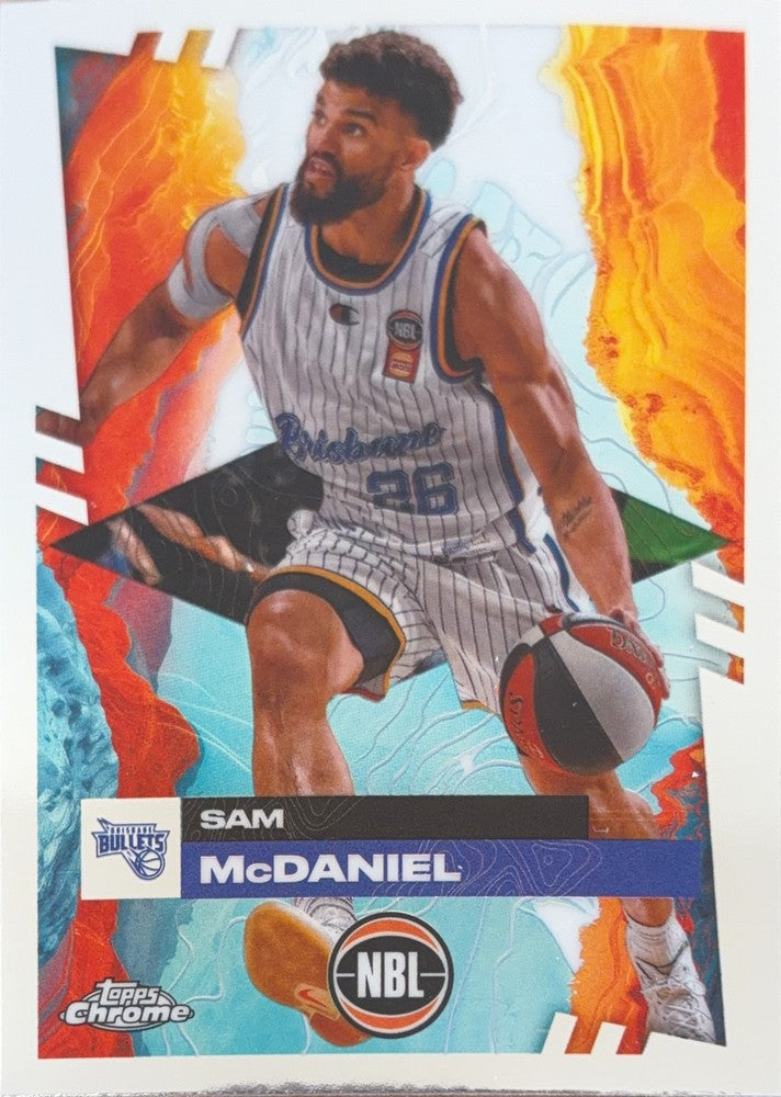 Sam McDaniel #14 Brisbane Bullets | 2024-25 Topps Chrome NBL (front)