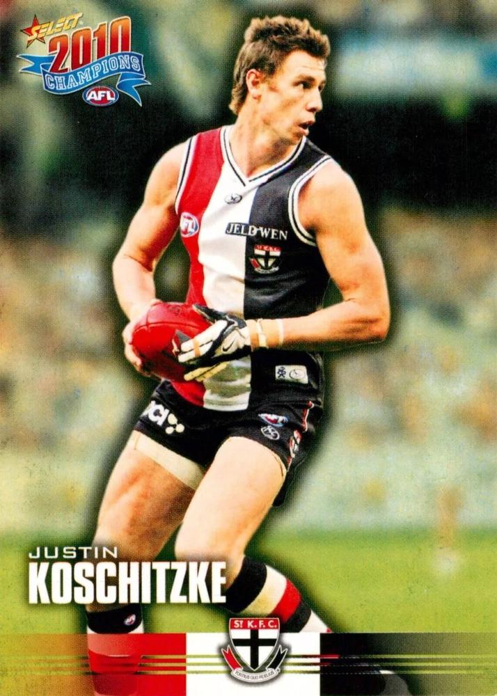Justin Koschitzke #150 St. Kilda Saints | 2010 Select AFL Champions