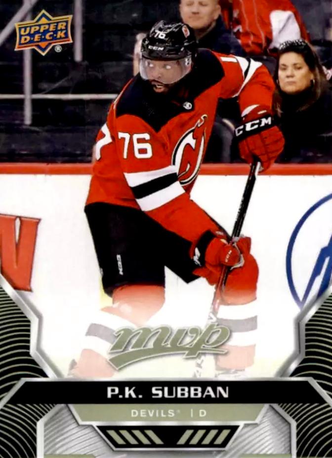 P.K. Subban #150 New Jersey Devils | 2020-21 Upper Deck MVP