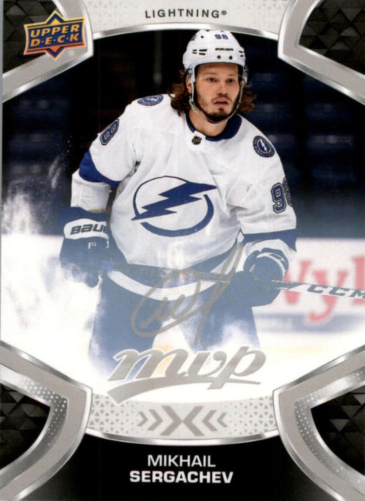 Mikhail Sergachev #150 Tampa Bay Lightning | 2021-22 Upper Deck MVP Silver Script