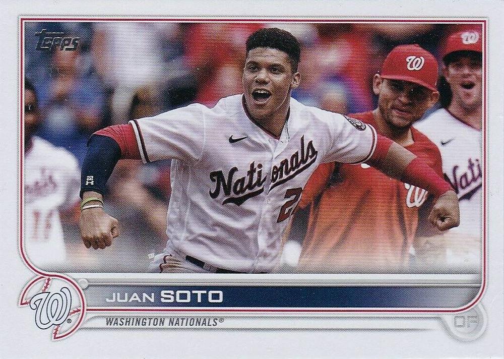 Juan Soto #150 Washington Nationals (Flexing, no cap) | 2022 Topps