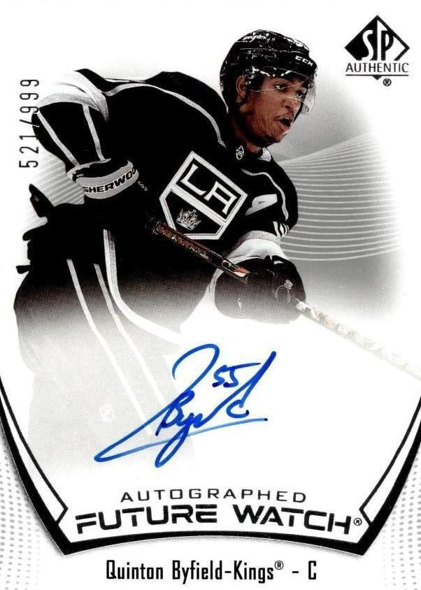 Quinton Byfield #150 Los Angeles Kings | 2021-22 SP Authentic