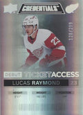 Lucas Raymond #150 Detroit Red Wings | 2021-22 Upper Deck Credentials