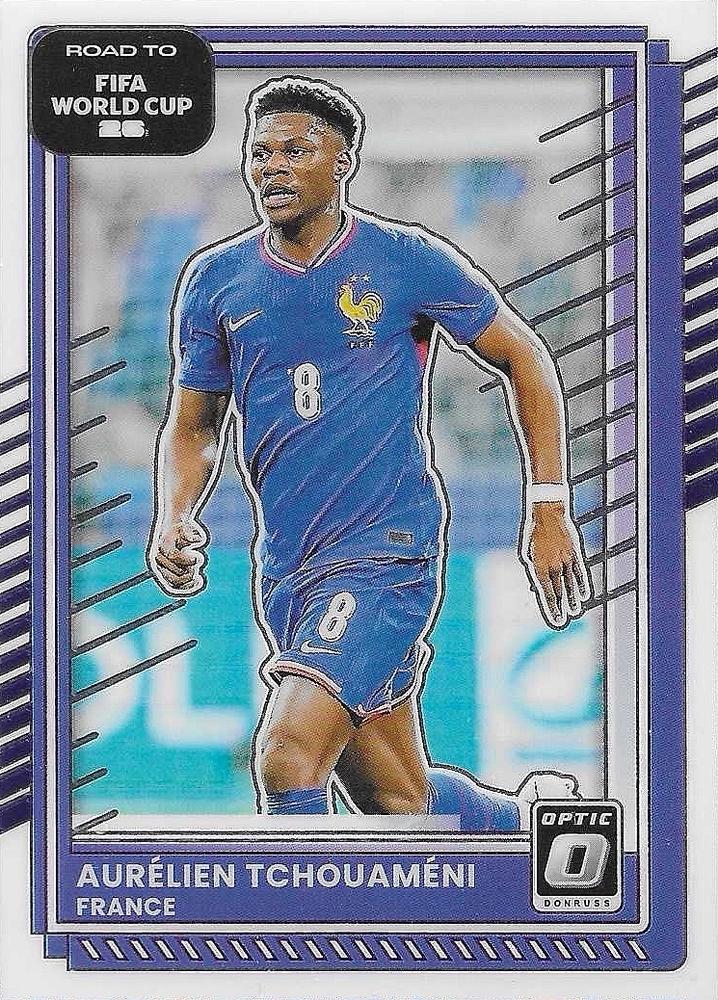 Aurelien Tchouameni #150 France | 2025-26 Donruss Road to FIFA World Cup Optic Parallel