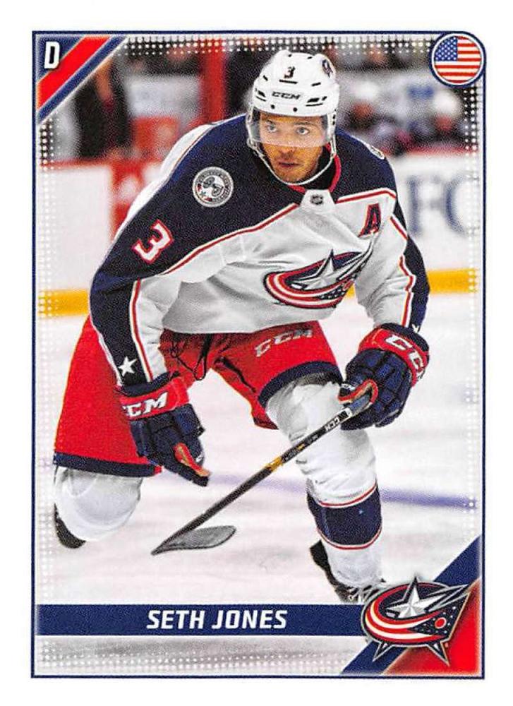 Seth Jones #151 Columbus Blue Jackets | 2019-20 Topps NHL Sticker Collection