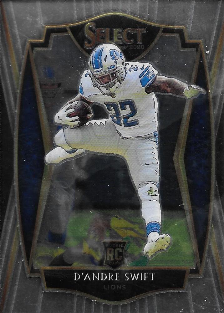 D'Andre Swift #151 Detroit Lions | 2020 Panini Select |  | NFL Football