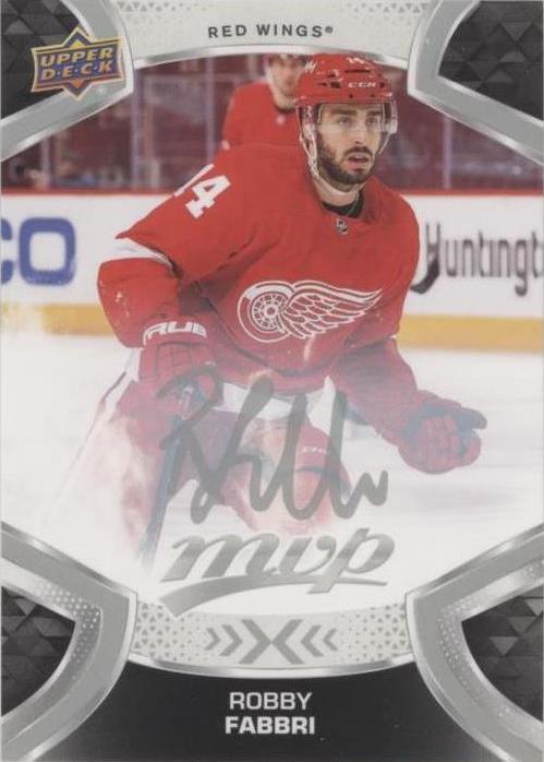 Robby Fabbri #151 Detroit Red Wings | 2021-22 Upper Deck MVP Silver Script