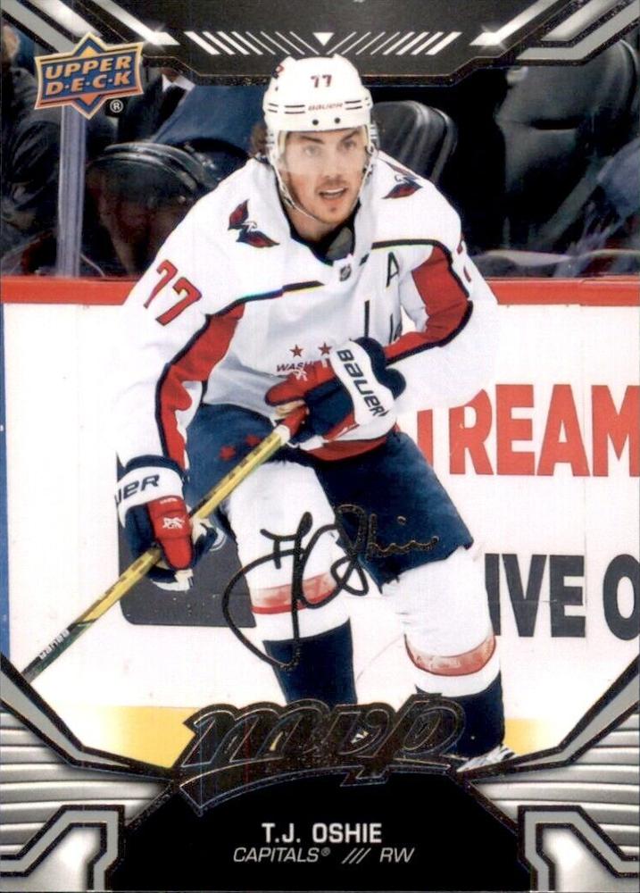 T.J. Oshie #151 Washington Capitals | 2022-23 Upper Deck MVP Silver Script