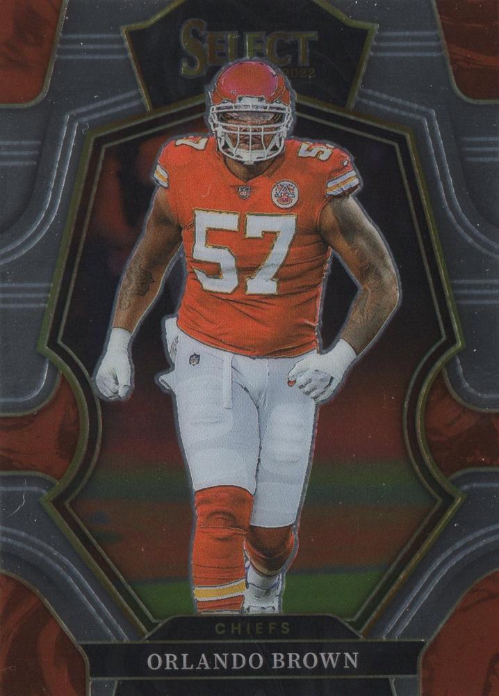 Orlando Brown #151 Kansas City Chiefs | 2022 Panini Select | NFL Football