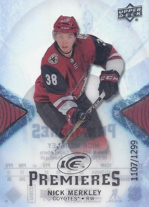 Nick Merkley #152 Arizona Coyotes | 2017-18 Upper Deck Ice
