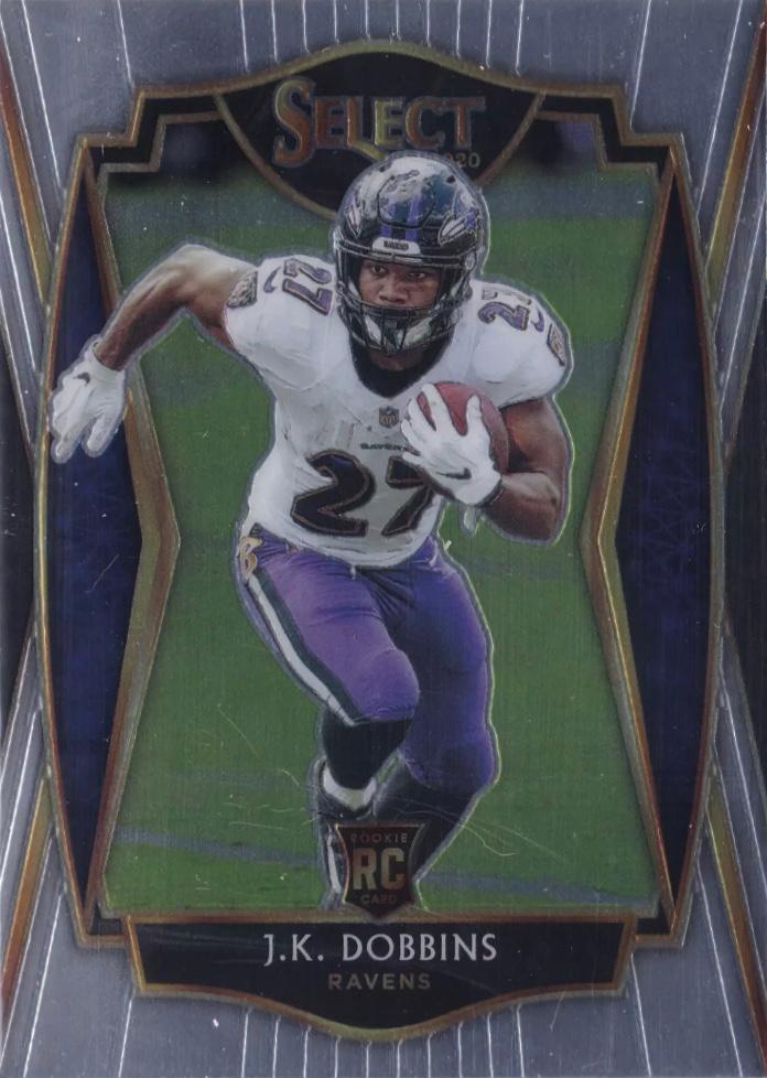 J.K. Dobbins #152 Baltimore Ravens | 2020 Panini Select |  | NFL Football