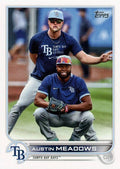 Austin Meadows #152 Tampa Bay Rays (Playing umpire) | 2022 Topps
