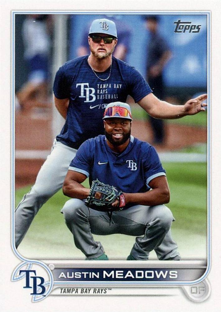 Austin Meadows #152 Tampa Bay Rays (Playing umpire) | 2022 Topps